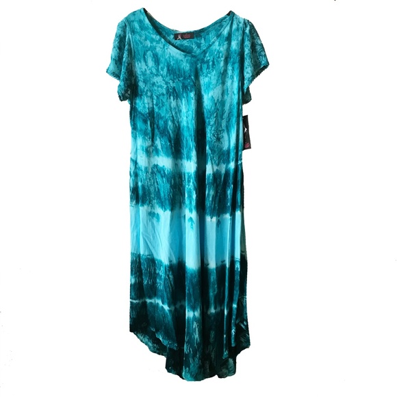 NWT MODEL PARIS BOHO MAXI DRESS SIZE M - Picture 1 of 6